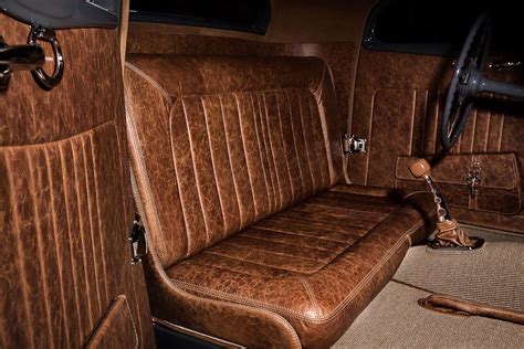 Relicate Distressed Leather Custom Car Interior Automotive