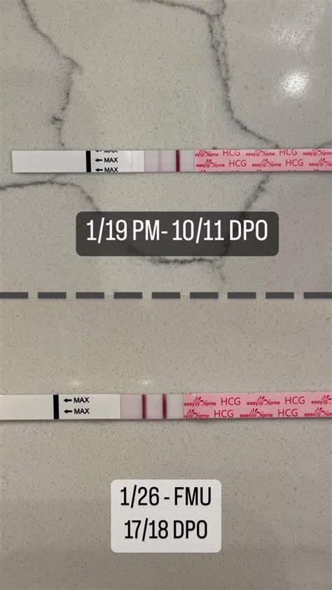Progression From 10 Dpo To 17 Dpo Trying To Let Go Of The Fear And