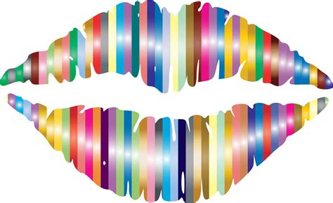 Lipstick Clipart Rainbow Lipstick Rainbow Transparent Free For