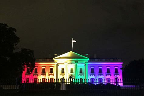 white house rainbow flag lights nicko margolies