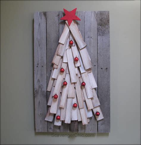Pallet Wood Christmas Tree Diy My Repurposed Life® Rescue Re Imagine