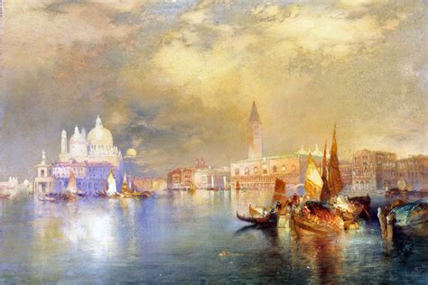 19th Century American Paintings Thomas Moran Venice