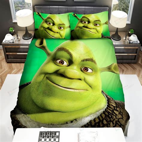 Shrek 2001 Movie Shreks Face Bed Sheets Spread Comforter Duvet Cover