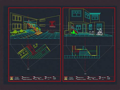Perspective Perspectives Dwg Block For Autocad Designs Cad
