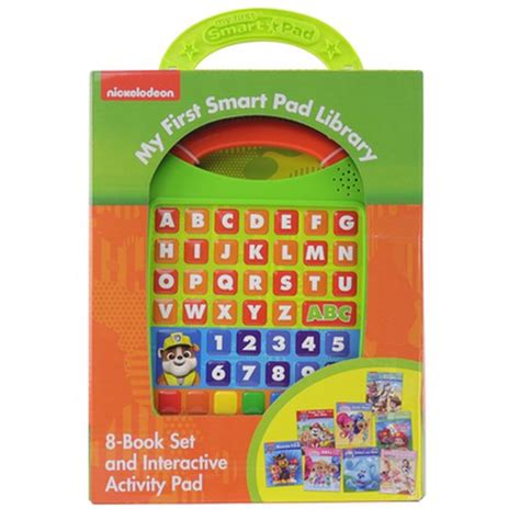 Nickelodeon My First Smart Pad Library 8 Book Set And Interactive