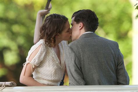 Kristen Stewart And Jesse Eisenberg On Woody Allen Movie Set Popsugar