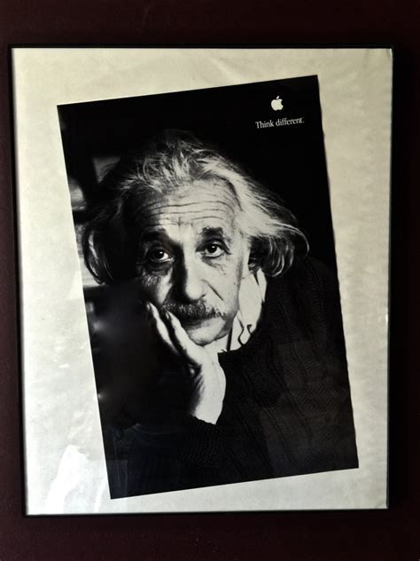 Original Apple Computer Albert Einstein Think Different Poster Etsy