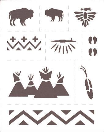native american stencils | Native american symbols, Native american patterns, Native american crafts