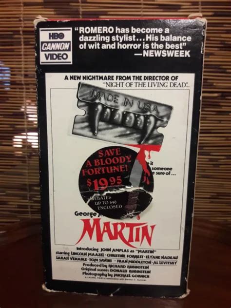 Martin 1977 Vampire Horror Movie George A Romero Cult Classic Vhs 25