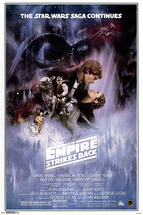 24x36 Star Wars The Empire Strikes Back One Sheet Poster Walmart