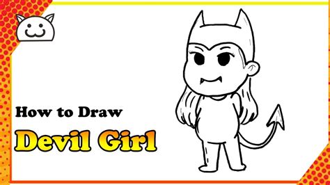 How To Draw Devil Girl