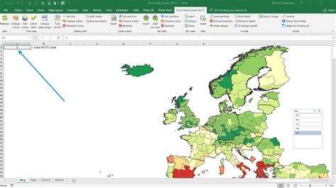 How To Create A Statistics Map For Europe Nuts Levels 0 1 2 3 With