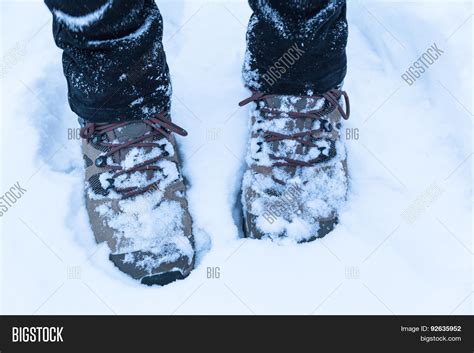 Feet Snow Image And Photo Free Trial Bigstock