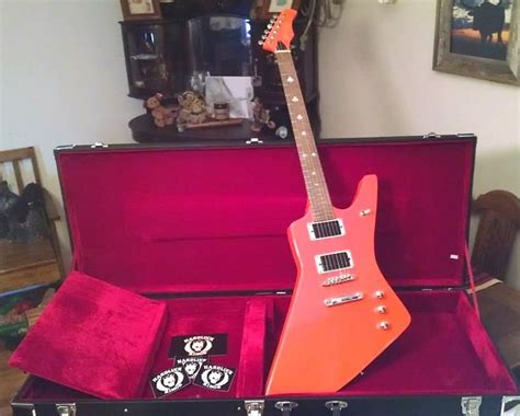 New Hardluck Kings Orange Lady Luck Electric Guitar With Hlk Reverb