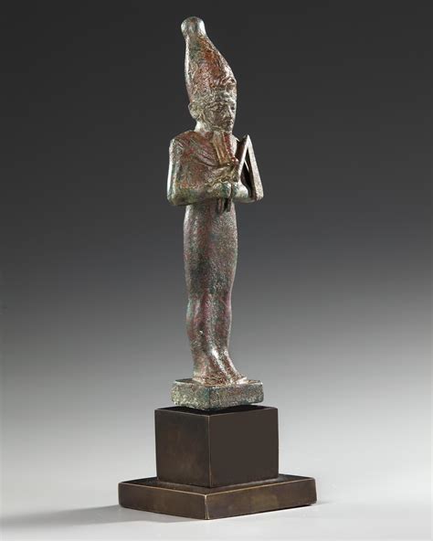 Bid Now An Egyptian Bronze Osiris Statue 26th Dynasty Circa 664525