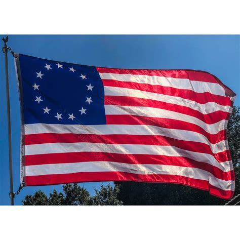 Betsy Ross Flag Usa Nylon Printed Flag 2 X 3 Ft