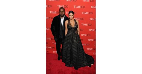Kanye West And Kim Kardashian Time 100 Gala Red Carpet Style 2015