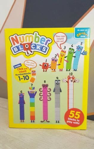 Boxed Numberblocks T Set 1 10 Number Blocks Cbeebies Toys And Games