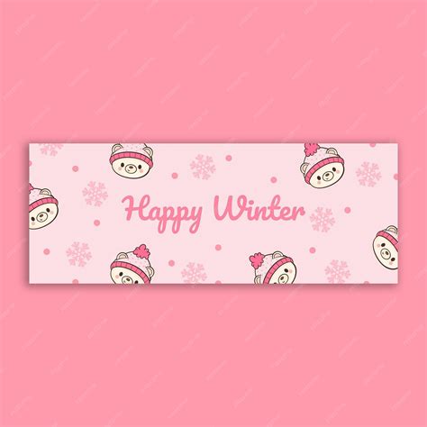 Free Vector Cute Pink Facebook Profile Cover