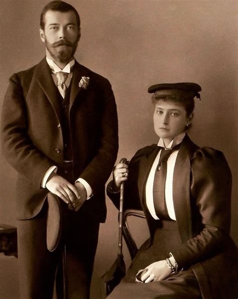 tsar nicholas ii and his wife tsarina alexandra feodorovna 1895 história alexei romanov