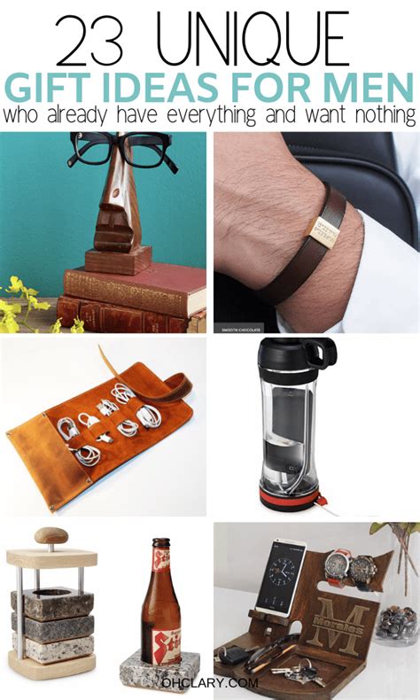 Special unique gifts for him. 24 Unique Gift Ideas for Men Who Have Everything (2020 ...