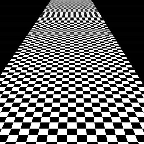450 Checkered Background Floor Pattern In Perspective Stock