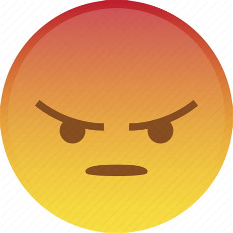 Angry Emoji Emoticon Mad Rage React Smiley Icon