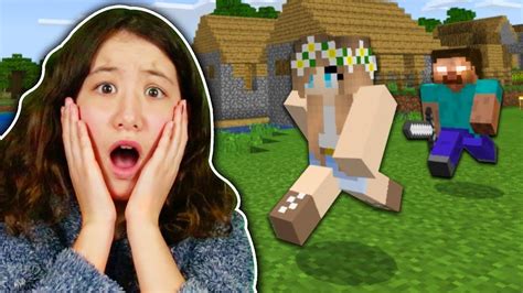 Scaring My Little Sister In Minecraft Youtube Minecraft Funny I Am Scared Little Sisters