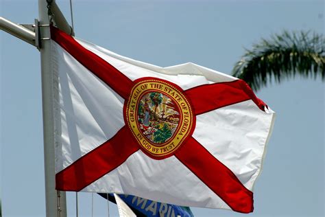 Florida State Flag Nylon Or Poly