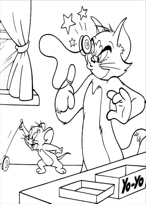 Free Printable Coloring Pages Tom And Jerry Cartoon Coloring Pages