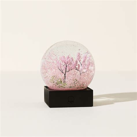 Cherry Blossom Snow Globe Miniature Flower Petal Art Uncommon Goods