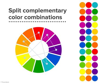 Split Complementary Colors Example