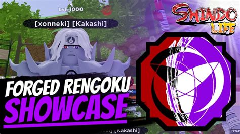 Forged Rengoku Full Showcase En Español Shindo Life Youtube