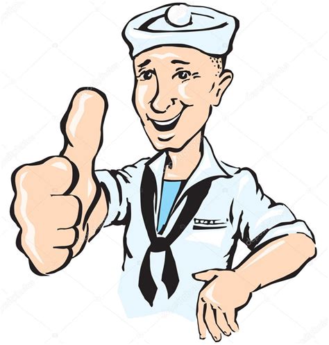 Sailor Show Thumb Up — Stock Vector © Pinkkoala 5743449