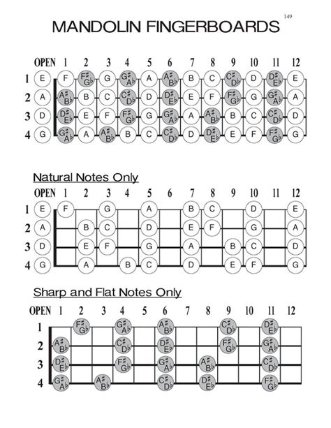 Mandolin Blank Tablature Workbook And Reference Kalymi Music