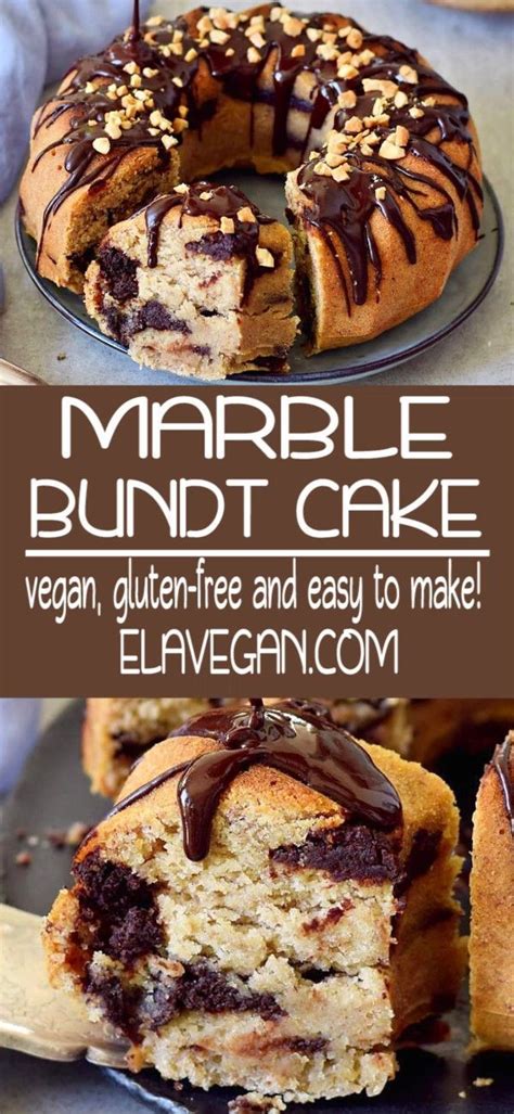 Elavegan.com + hello@elavegan.com click for recipes, imprint ⤵. Marble Bundt Cake | Vegan Banana Chocolate Bread ...