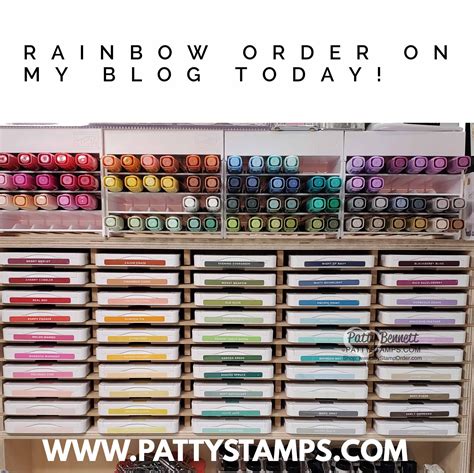 Rainbow Order For Stampin Up Ink Pads In 2021 Rainbow Order Ink