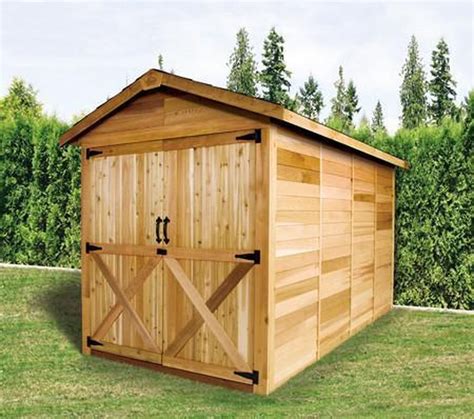 Cedar Shed Rancher 6 X 12 Garden Shed R612 Building A Shed Cedar