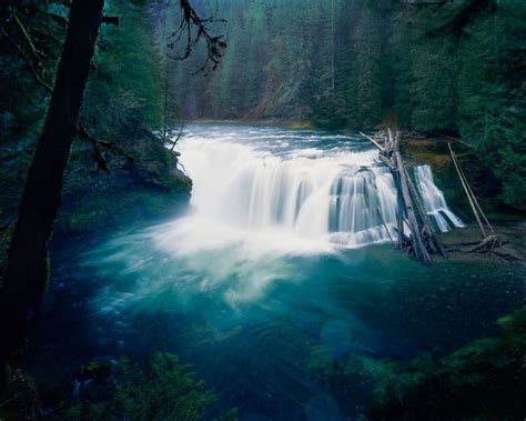 Film Photo By Lucas Deshazer Lower Lewis River Falls Washington