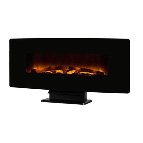 Muskoka 42 In W Black Fan Forced Electric Fireplace In The Electric Fireplaces Department At