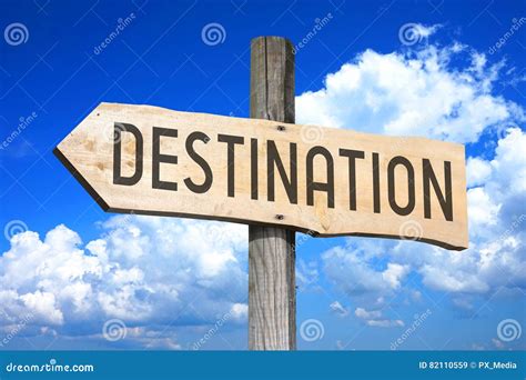 Destination Signpost Stock Illustrations 9044 Destination Signpost