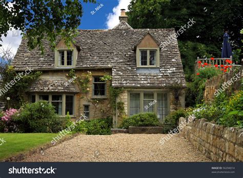 English Countryside Quaint Cottages Stock Photo 56294014 Shutterstock