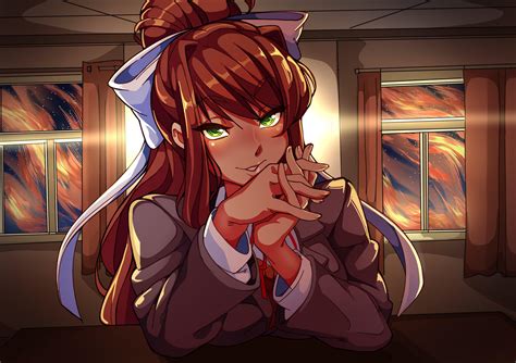 If You Could Ask Monika Irl Anything You Wanted What Would It Be Art By Nisego R Masfandom