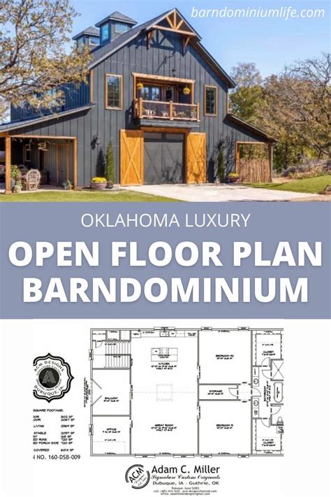 Oklahoma Luxury Open Floor Plan Barndominium Barn Style