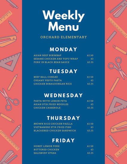 Lunch Menu Templates Canva