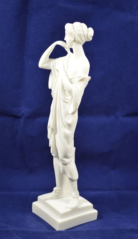 Artemis Sculpture Statue Ancient Greek Goddess Of Hunt Diana Etsy