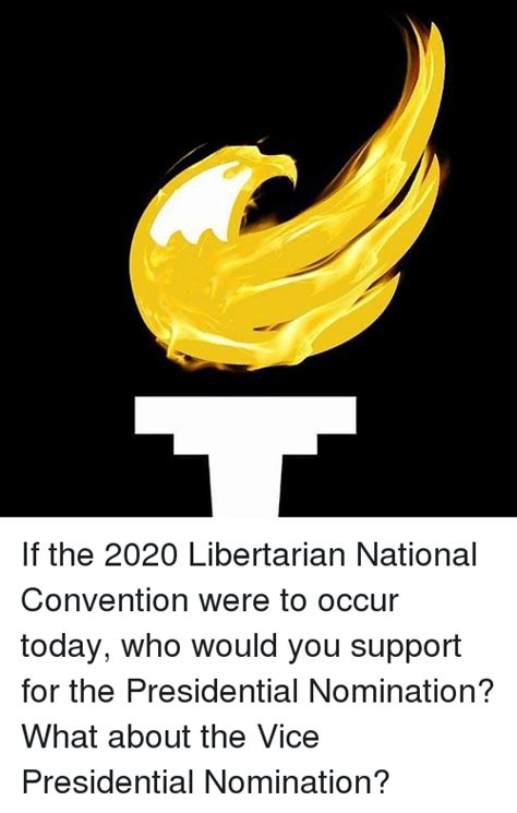 If The 2020 Libertarian National Convention Were To Occur Today Who