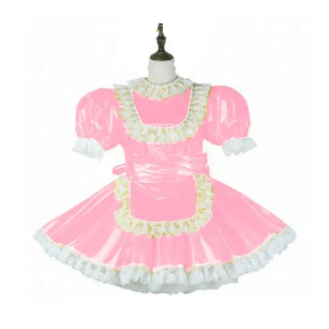 Sissy Maid Pvc Dress Lockable Uniform Cosplay Costume Tailor Made Sexy Cute Maid £6599