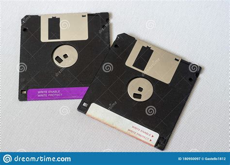 35 Inch Magnetic Floppy Disks Stock Image Image Of Floppy Label