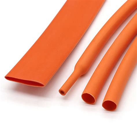 Heat Shrink Tube Orange 1 50mm Tubing Cable Insulation And Wire Sleeve